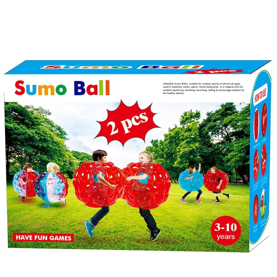Amazon.com: SUNSHINE-MALL 2 PC Kid Sumo Balls,Bumper Bounce